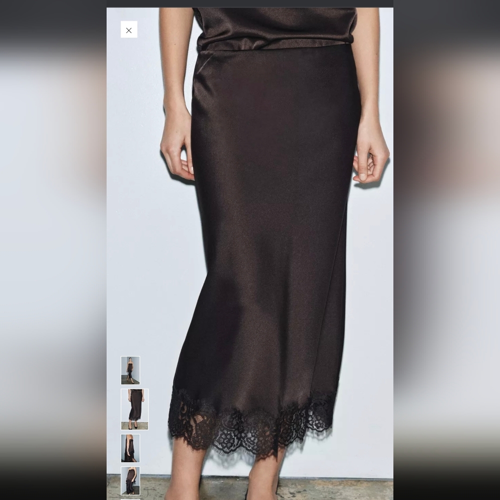 Zara Black Maxi Skirt